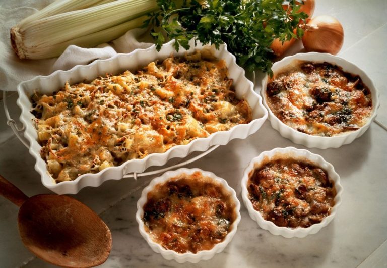 Gratinado de lentejas y verduras